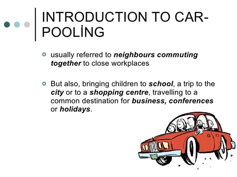 carpool example.